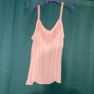 TORRID pink cami blouse